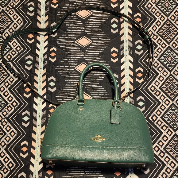 Coach Handbags - Coach Mini Sierra Satchel (Green)